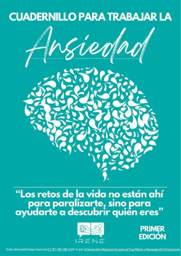 Cuadernillo para trabajar la ansiedad